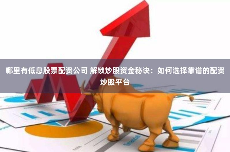 哪里有低息股票配资公司 解锁炒股资金秘诀：如何选择靠谱的配资炒股平台